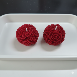 Blush Rose Duo - Handcrafted Candles- set of 2