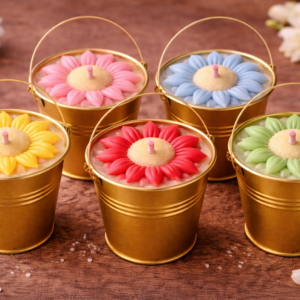 Ember Basket - Premium Candles - set of 5
